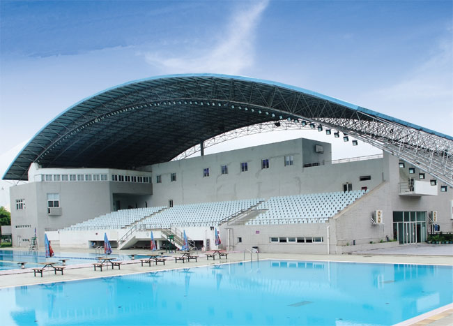 灯塔游泳馆网架